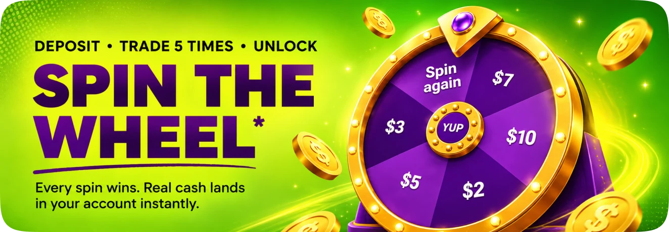 Spin the wheel to unlock rewards